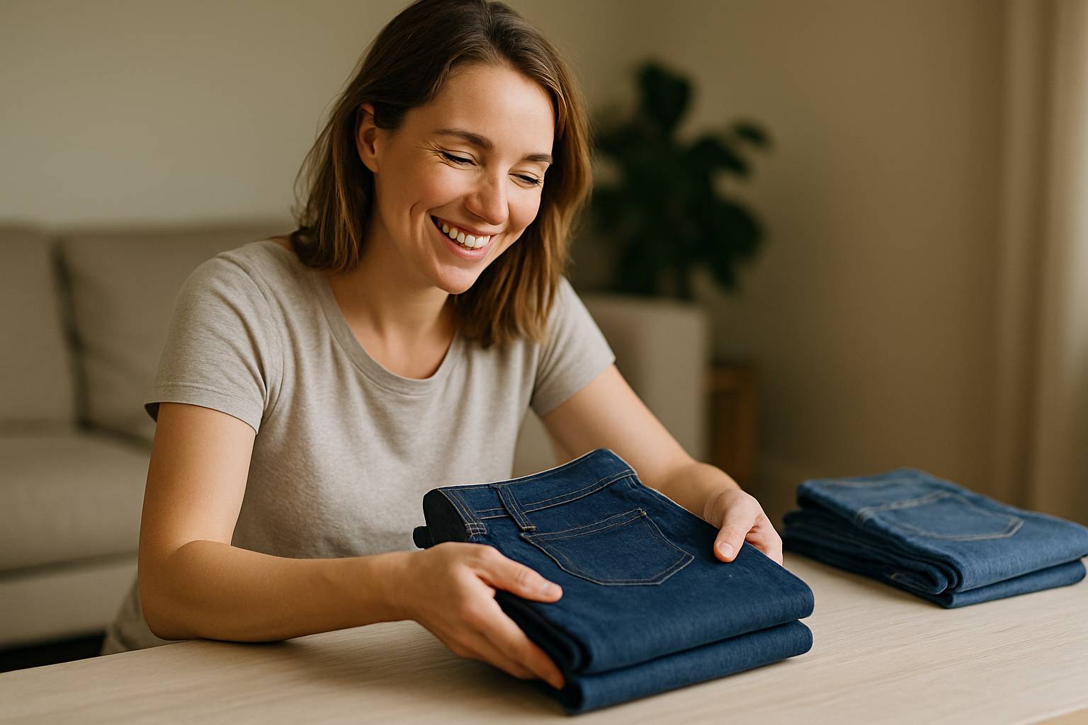 Le secret pour plier vos pantalons sans froisser