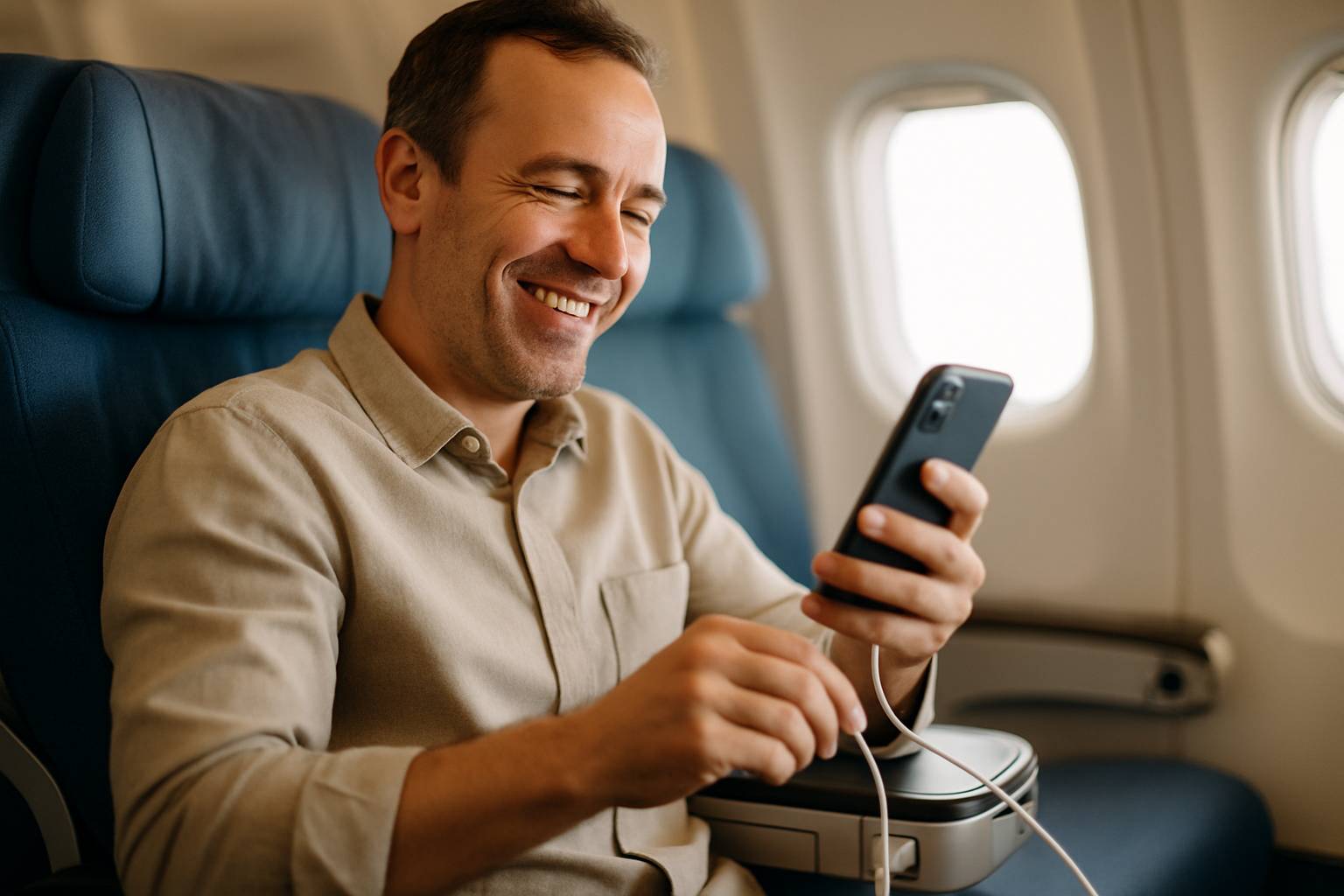 Le secret pour recharger vos appareils en avion